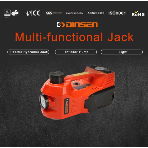 China wholesale emergency vehicle repair 10 ton electric hydraulic jacks take electricity from cigarette lighter