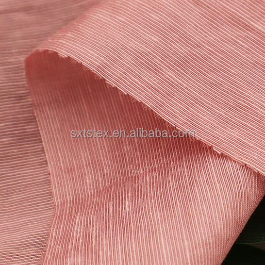 New Year Popular Soft Comfortable Linen Loycell With Slub Style in Light Weight Fabrics Women's Clothing Plain Dress Style