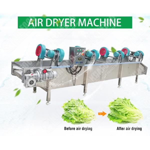 Knife Shaped Blower Fruits Food Drying Machine 500kg/H 7.5KW