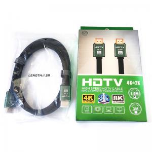 China ODM HDMI 2.0 Cable 3m 18Gbps High Speed Black For DVD Player wholesale