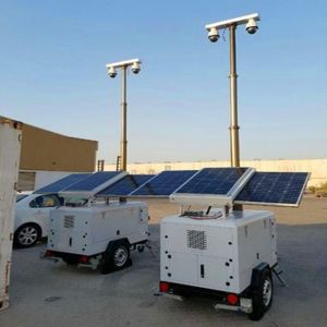 China Inflatable 7M 400W Telescopic Portable LED Light Towers on sale