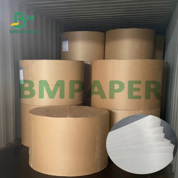 Clear Printing Newsprint Paper Roll , Recyclable Newspaper Wrapping Paper 45g 48.8g
