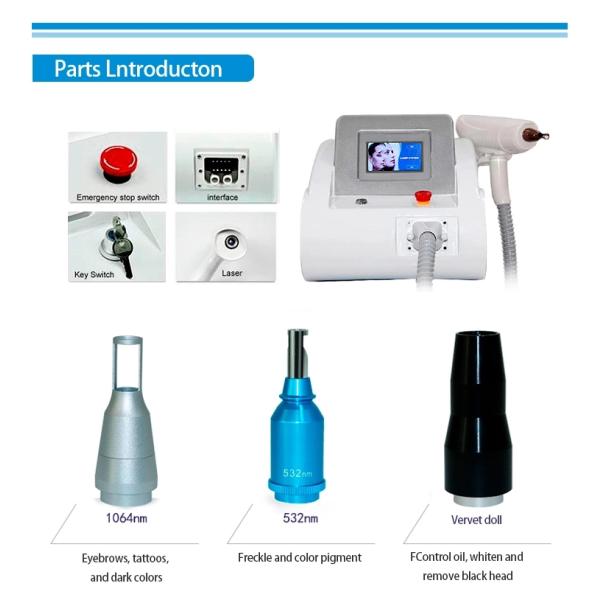Q Switch Dark Spot Removal Laser Machine , Carbon Laser Treatment Machine 1064nm