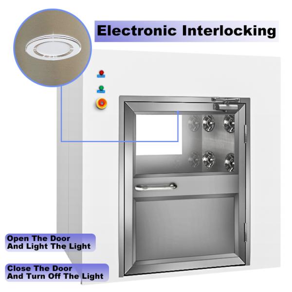 Customized Clean Room Pass Box UV Pass Box OEM / ODM Acceptable M-RCDC600F