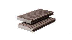 China 2.2M Solid Composite Decking Profiles 140 X 25MM Wpc Plastic Wood wholesale