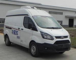 China 850 Engine Ford Refrigerated Truck Ford Transit Refrigerated Van on sale