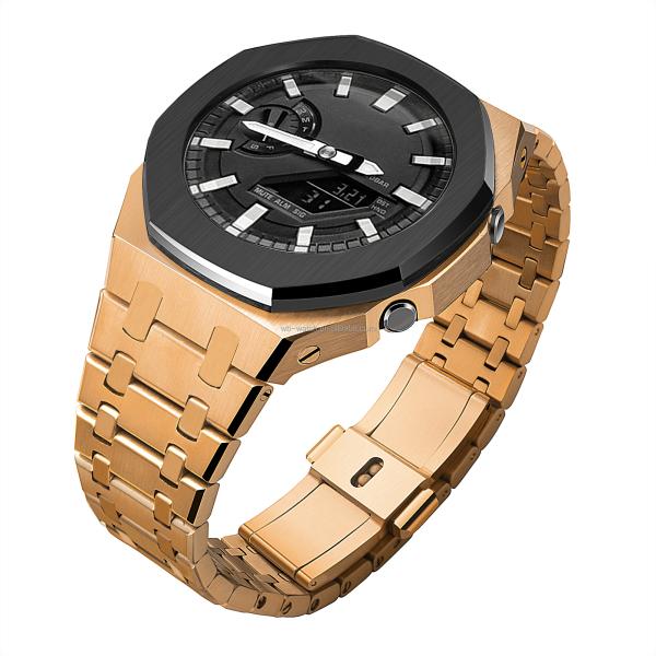 Shockproof G Shock Stainless Steel Case For Ga2100 Casioak Metal Case Antirust