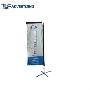 China Attractive Racing Custom Advertising Banners 7 Foot Wind Resistant Colorful Portable on sale