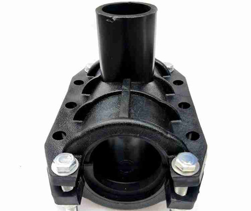 PE100 Piping Engineering Socket HDPE Saddle Fittings