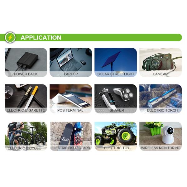 Rechargeable 103450AR 3.7V 1800mAh Lithium Ion Battery Pack for Consumer Electronics
