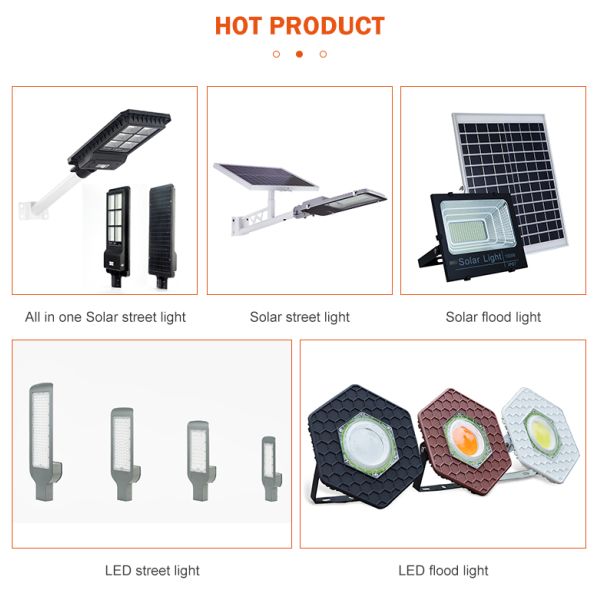 Brightest Ip 66 Exterior 50w 100w 200w Garden Outdoor Solar Led Flood Light Lamp for 6V Input Voltage SMD3030 LED Light Source