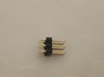 Gold Flash Plating 2 * 3 Pin Header Connector 2.54mm Pitch Electrical Pins