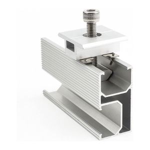 Silver industry Frameless Solar Panel Clamps Solar Panel Fixing Clip