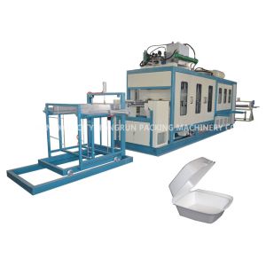 Rectangular Takeaway Food Container Making Machine Easy Operation