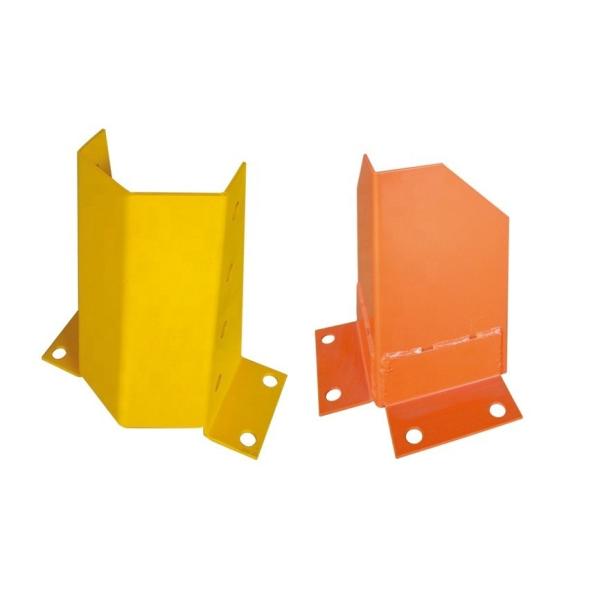 U Shape Rack Upright Protectors , Adjustable Steel Column Guard For Warehouse Storage