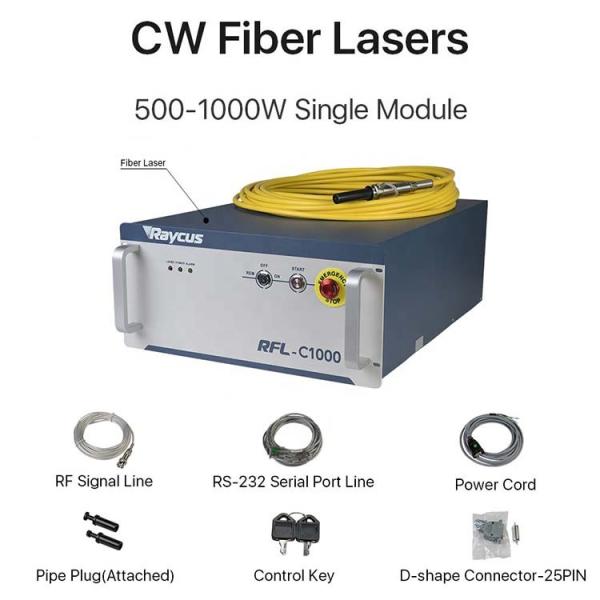 1000W Raycus Fiber Laser Source For Laser Cutting Machine Laser Welding Machine