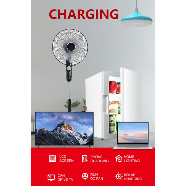 60W Portable Solar Generators With 20V Laptop Compatible Remote Work Outdoor Camping