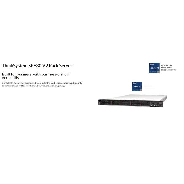 ThinkSystem SR630 V2 Lenovo Server HDD / SSD Hard Drive 1U Rack Server
