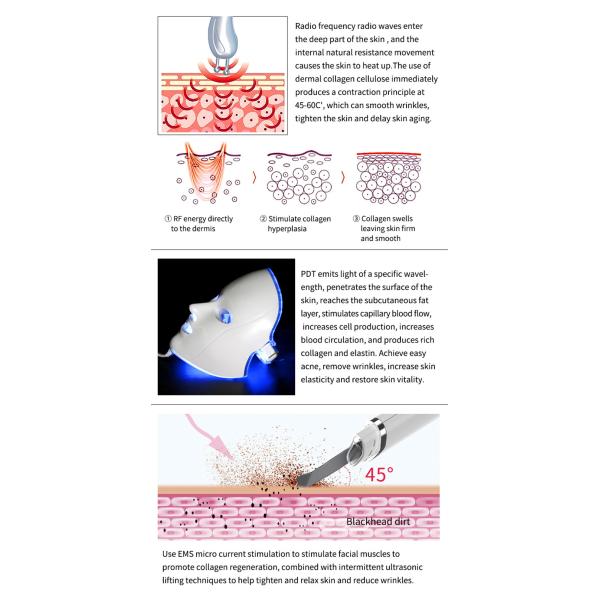 7 In 1 Portable Hydro Dermabrasion Machine Facial Cleansing