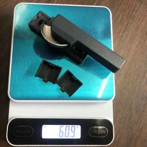 China Modern Design UPVC Sliding Window Lock Crescent Lock 28mm Height wholesale