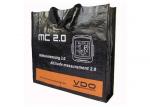 Waterproof Recycled Laminated PP Woven Shopping Bag 33x44x20cm