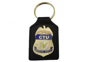China CTU Special Agent Custom Aluminum, Soft PVC, Leather Key Chain / Customized Keychain wholesale