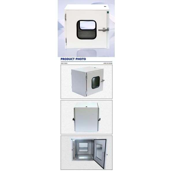 Customizable Cleanroom Pass Box Electronic / Mechanical Interlock Pass Cabinet
