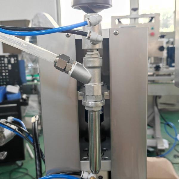 Automatic Single Nozzle Lobe Pump Mixing And Heating Jar Cream Cheese Filler Machine With Hopper