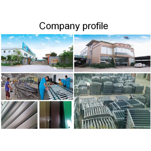 Customized Powder Coating Steel Fence and Steel Gate Designs
