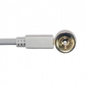 TPU D Type Tap Plug Universal EEG Electrosurgical Cables