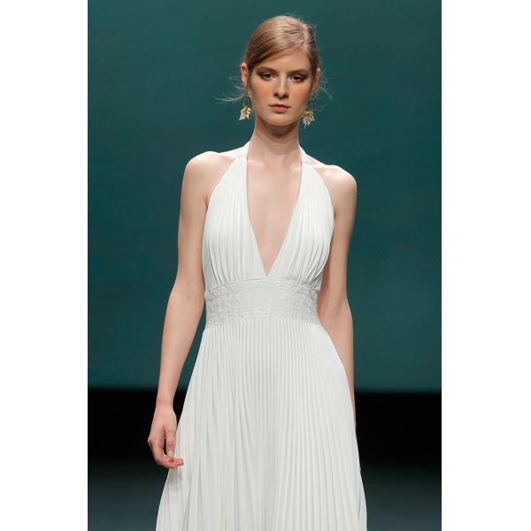 Pure Color Double Gauze Moss Crepe Fabric 60" Polyester Crinkle Fabric Plain