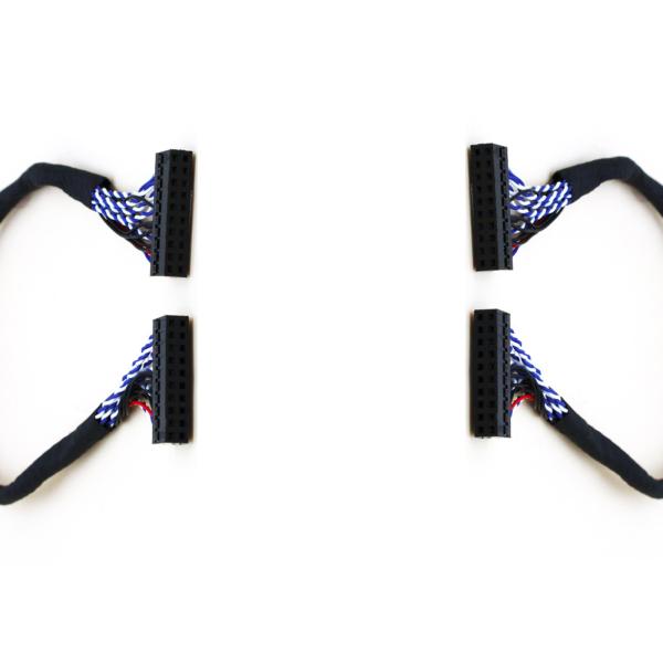 Dupont Dual Connector 2*10P LVDS Display Cable
