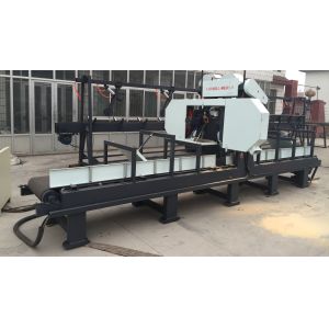 China Horizontal Wood Band Saw Industrial Sawmill Equipment For 500mm Dia Log on sale