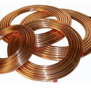 China Ac Copper Pipe Welding 1 Meter UNS C 10100 Oxygen Free 9mm 10mm 12mm 20mm 25mm wholesale