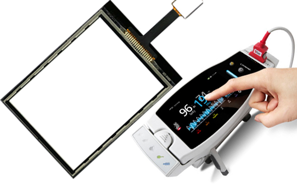 Displays LCD Touch Panel Capacitive 1.8mm Cover Glass 2.4 Inches