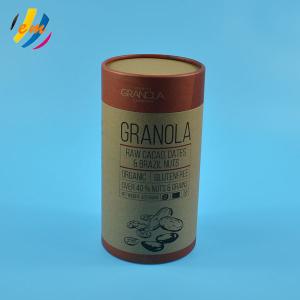 China FDA 200mm height Kraft Paper Box Packaging for Oatmeal on sale