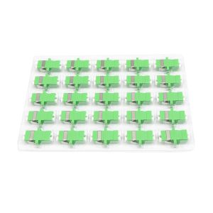 Singlemode Duplex LC APC Optical Fiber Cable Adapter