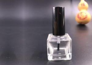 China Transparent Glass Empty Nail Varnish Bottles Custom Color For Personal Care wholesale