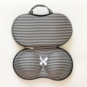 1680D nylon Portable Bra EVA Travel Case With Net
