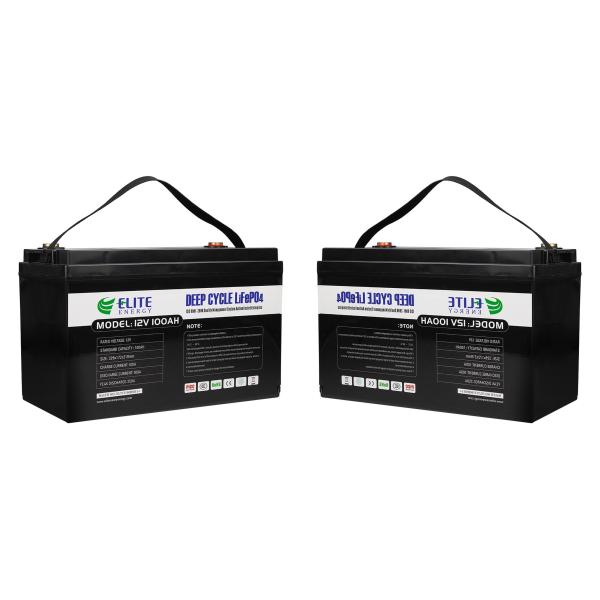 LED Display Portable 12V 100Ah Marine Lithium Batteries For Boats