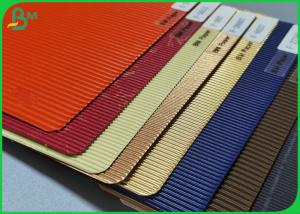 China Single Faced Wave Flute Colour Corrugated Paper Cardboard Sheet For Gift Carton wholesale