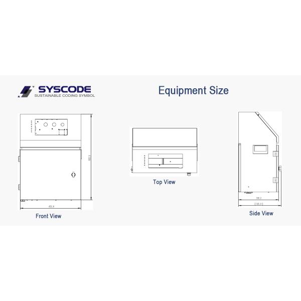 High Production Industrial Inkjet Coding Printer Energy Saving White Ink Inkjet Printer