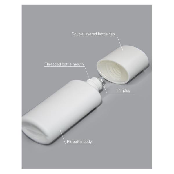 30ml / 50ml Customized Color And Logo PE Suncreen Bottle Hand Cream Bottle