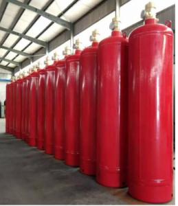 China DOT-3AA Seamless Steel Gas Cylinders 3.6L To 88.4L Medical Gas Storage Cylinder wholesale