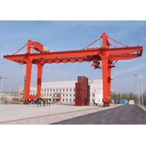 China 40T 50T Rail Mounted Port Container Crane Gantry Crane Rail Track 18-35m Span wholesale