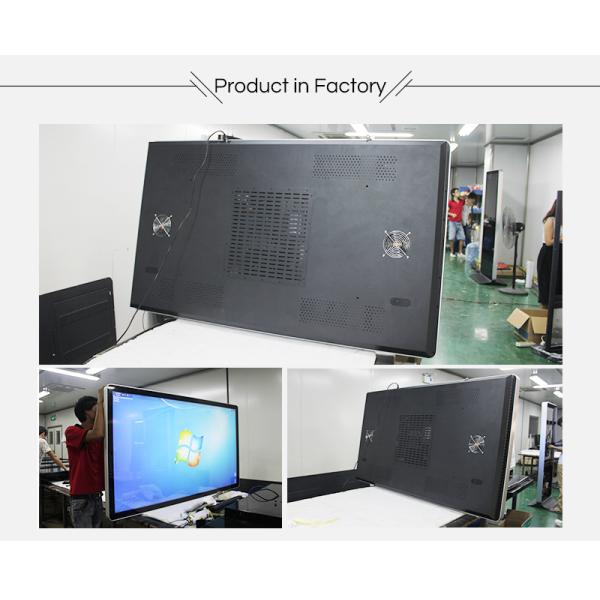 Android 43Inch 4k Wall Mount Digital Signage Display LCD Advertising 16.7M Color