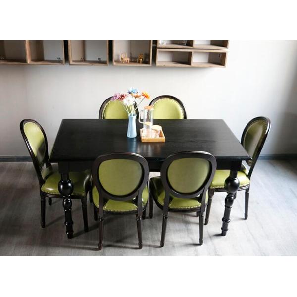 Event wood frame linen or leather fabric dining chair upholstered round back dining chair with nails