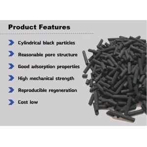 Car Air Purification Activated Carbon High Specific Surface Black Columnar
