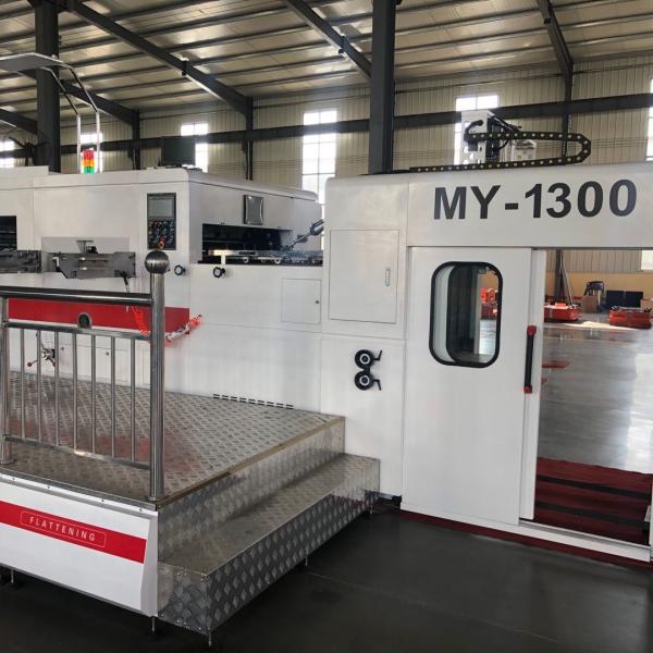 MY-1500 Flat bed Automatic die-cutting and creasing machine manual-automatic type