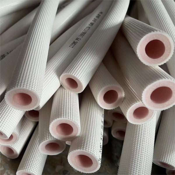 Quality Fire Retardant AC Pipe Insulation XLPE IXPE Foam For Refrigeration Copper Pipe for sale